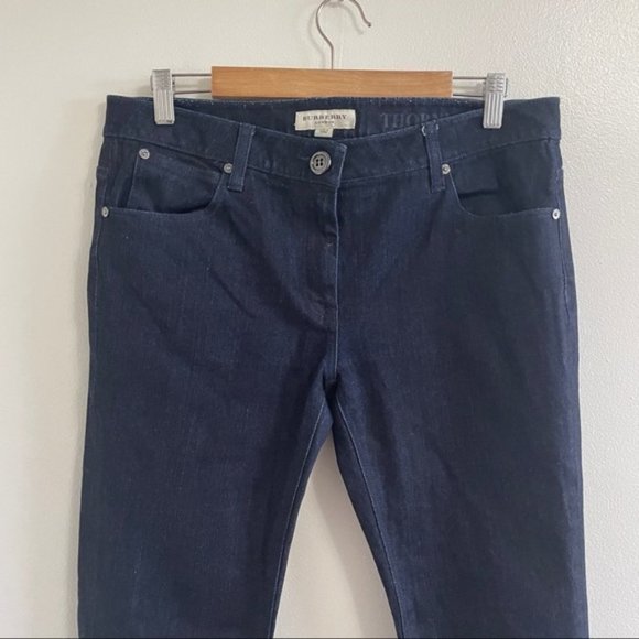 Burberry Women's Skinny Jeans - Dark Blue - Picture 2 of 15